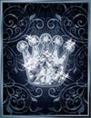 Diamond royal crown VIP card