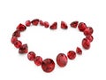 Diamond ruby heart