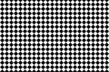 Diamond seamless background black and white texture. Vector chess pattern