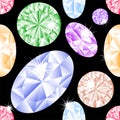 Diamond seamless pattern