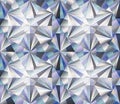 Diamond seamless rhombus background, vector