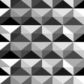 Diamond Shape And Triangle White Gray Black Abstract Seamless Background Royalty Free Stock Photo
