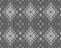 Diamond shaped abstract ethnic geometric pattern Royalty Free Stock Photo