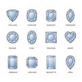 Diamond Shapes Royalty Free Stock Photo