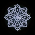 Diamond snow flower