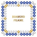 Diamond square frame