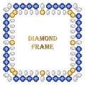 Diamond square frame