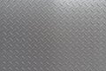 Diamond stainless steel, pattern metal plate, background backdrop Royalty Free Stock Photo