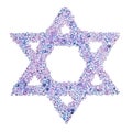 A diamond Star of David Royalty Free Stock Photo