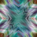 Diamond structure extreme closeup and kaleidoscope. Abstract geometric background