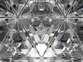 Diamond structure star shape and kaleidoscope background Royalty Free Stock Photo