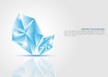 Diamond theme abstract vector background Royalty Free Stock Photo