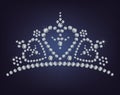 Diamond tiara Royalty Free Stock Photo
