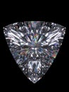 Diamond trillion cut Royalty Free Stock Photo