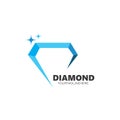 Diamond  vector icon illustration design Royalty Free Stock Photo