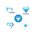 Diamond  vector icon illustration design Royalty Free Stock Photo