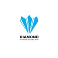 Diamond  vector icon illustration design Royalty Free Stock Photo