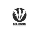 Diamond  vector icon illustration design Royalty Free Stock Photo