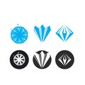 Diamond  vector icon illustration design Royalty Free Stock Photo