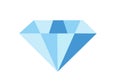 Diamond vector icon Royalty Free Stock Photo
