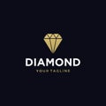 Diamond vector logo graphic luxury
