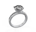 Diamond Wedding Ring Royalty Free Stock Photo