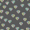 Diamonds. Abstract seamless pattern