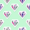 Diamonds. Abstract seamless pattern