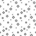 Diamonds black and white seamless pattern