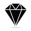 Diamonds brilliant black art vector