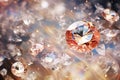 shiny diamond background. Generative Ai Royalty Free Stock Photo