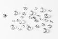 diamonds isolated on white