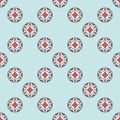 Diamonds Poker Chip vector colored seamless pattern or background Royalty Free Stock Photo