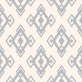 Diamonds seamless pattern. Vector geometric texture in gray and beige color Royalty Free Stock Photo