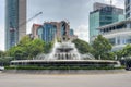 Diana Cazadora Fountain - Mexico City Royalty Free Stock Photo