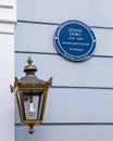 Diana Dors Plaque in Chelsea, London, UK Royalty Free Stock Photo