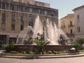 Diana fountain in Piazza Archimede in Syracuse Royalty Free Stock Photo