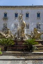 Diana Fountain on Piazza Archimede in Syracuse Royalty Free Stock Photo
