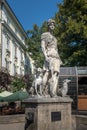 Diana Fountain in Rynok Square - built around 1810 - Lviv, Ukraine