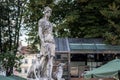 Diana Fountain in Rynok Square - built around 1810 - Lviv, Ukraine