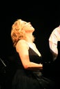 Diana Krall live performance Royalty Free Stock Photo