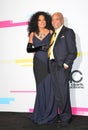 Diana Ross & Barry Gordy Royalty Free Stock Photo