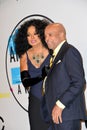 Diana Ross & Barry Gordy Royalty Free Stock Photo