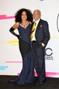 Diana Ross & Barry Gordy Royalty Free Stock Photo