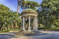 Diana Temple, classical monument located inside Villa Borghese, Rome, Italy