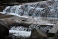 Dianas Baths in Bartlett, New Hampshire USA Royalty Free Stock Photo