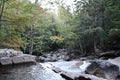 Dianas Baths in Bartlett, New Hampshire USA Royalty Free Stock Photo