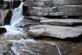 Dianas Baths in Bartlett, New Hampshire USA Royalty Free Stock Photo