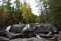 Dianas Baths in Bartlett, New Hampshire USA Royalty Free Stock Photo