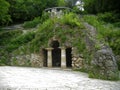 The Dianas Grotto. Flower park. Pyatigorsk landmarks The Norther